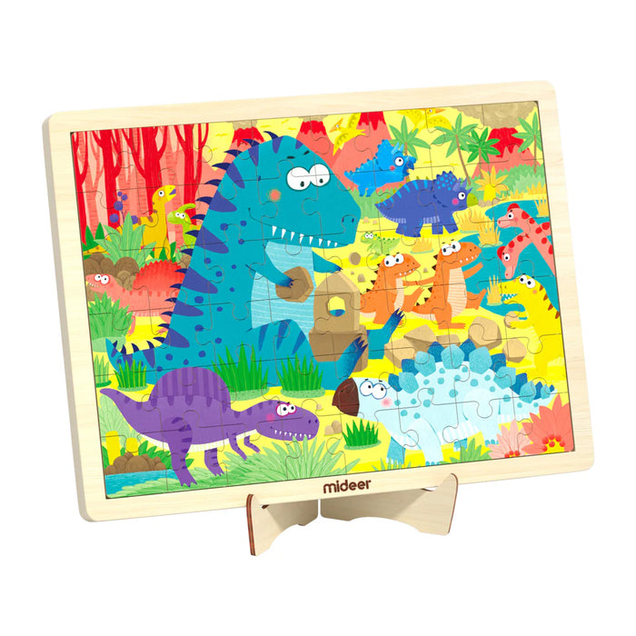 Wooden Puzzle: Dinosaur Family [ 48P ]